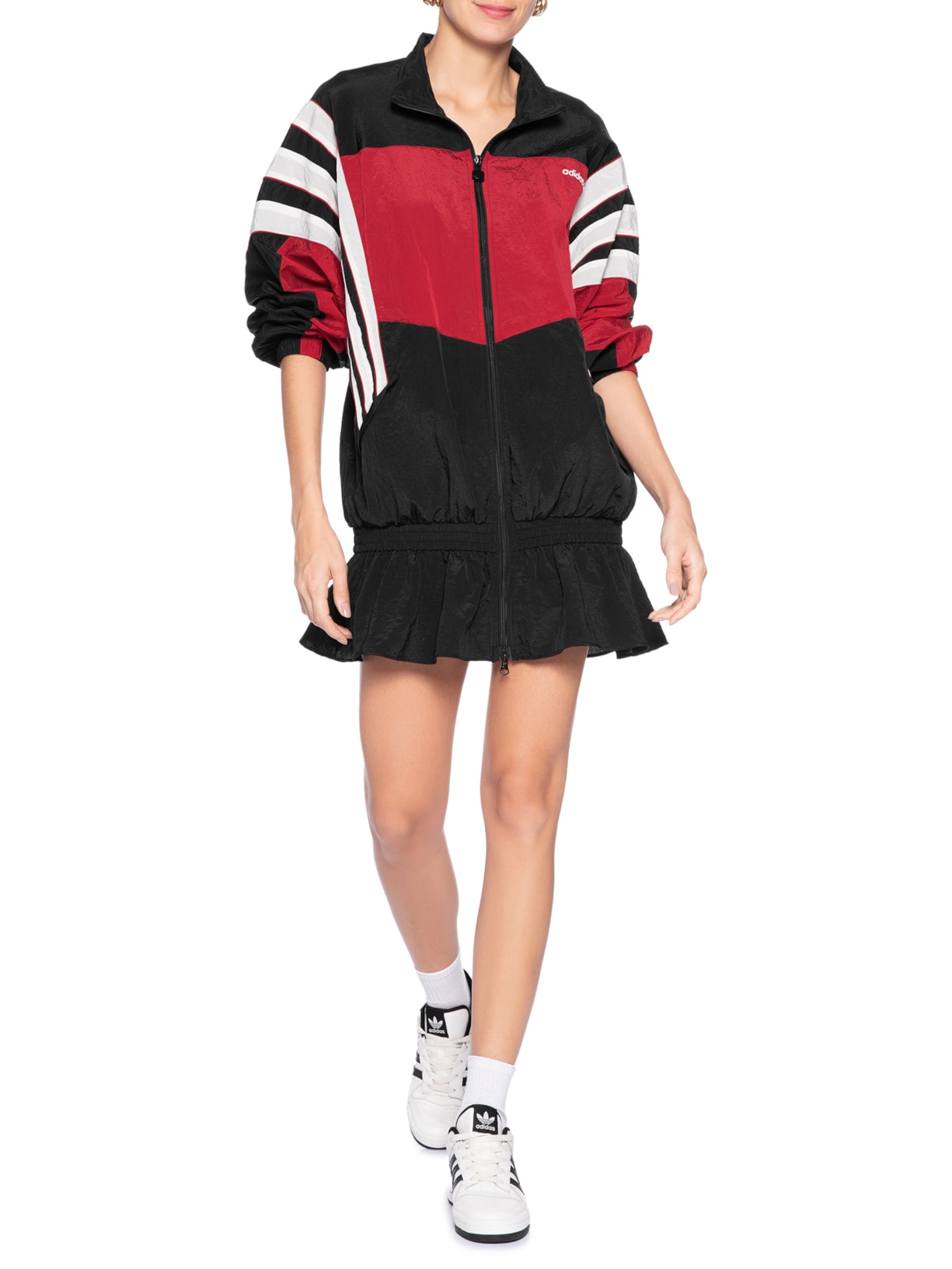 Jaqueta Feminina Santiago Woven TT – Preto Adidas Originals