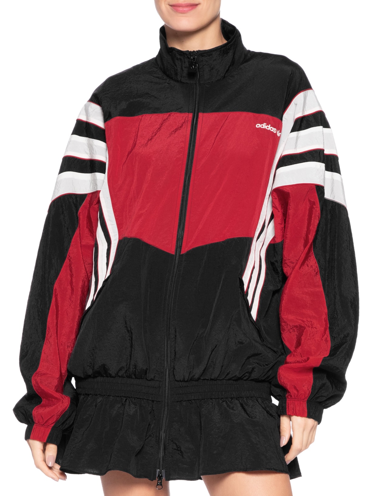 Jaqueta Feminina Santiago Woven TT – Preto Adidas Originals