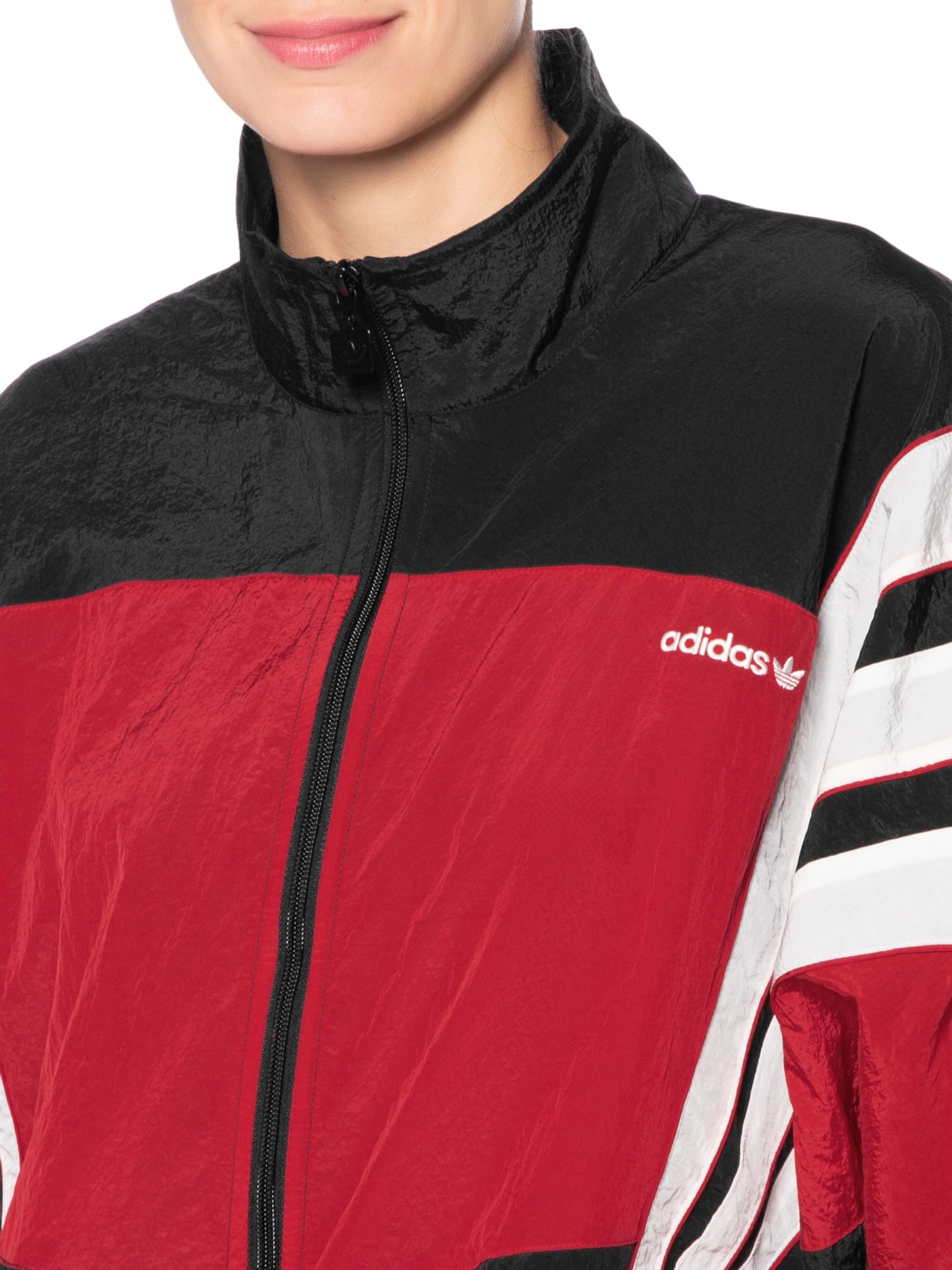 Jaqueta Feminina Santiago Woven TT – Preto Adidas Originals