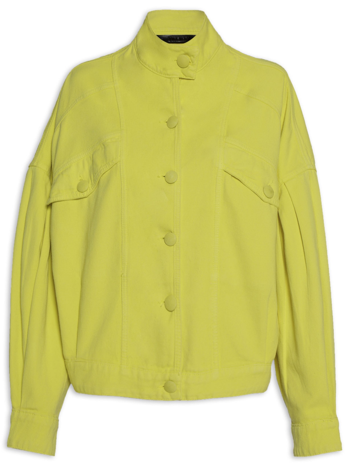 Jaqueta Feminina Sarja Bomber Meadow - Amarelo