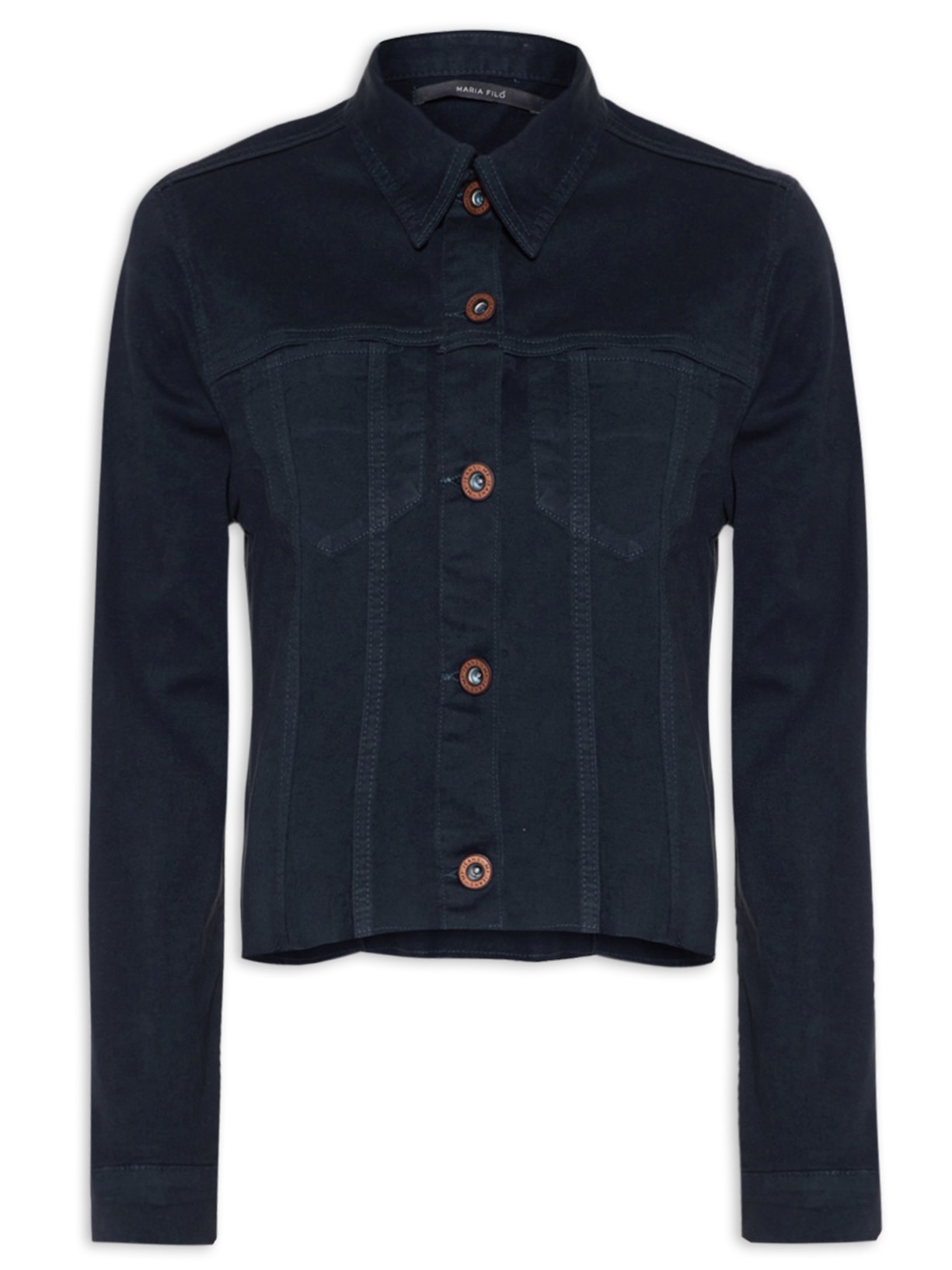 Jaqueta Feminina Sarja Color - Azul