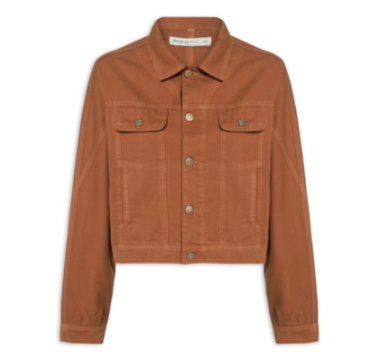 Jaqueta Feminina Sarja Color - Marrom