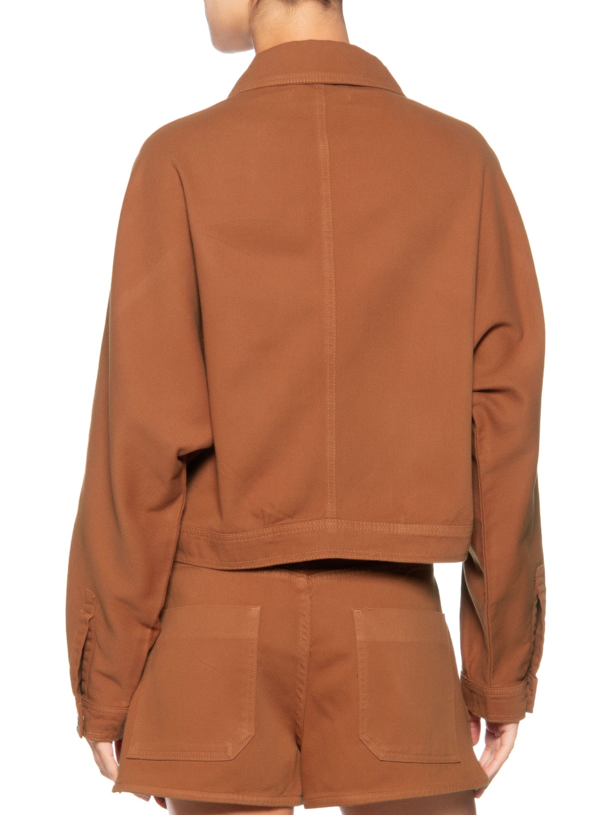 Jaqueta Feminina Sarja Color Marrom Dress To