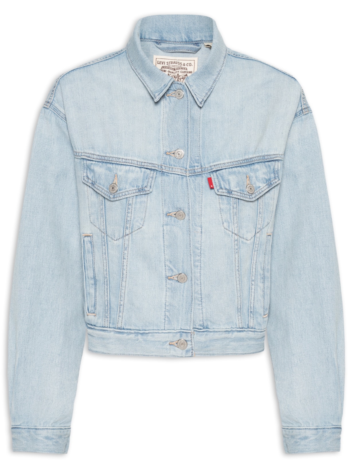 Jaqueta Feminina Shrunken 90S Trucker - Azul