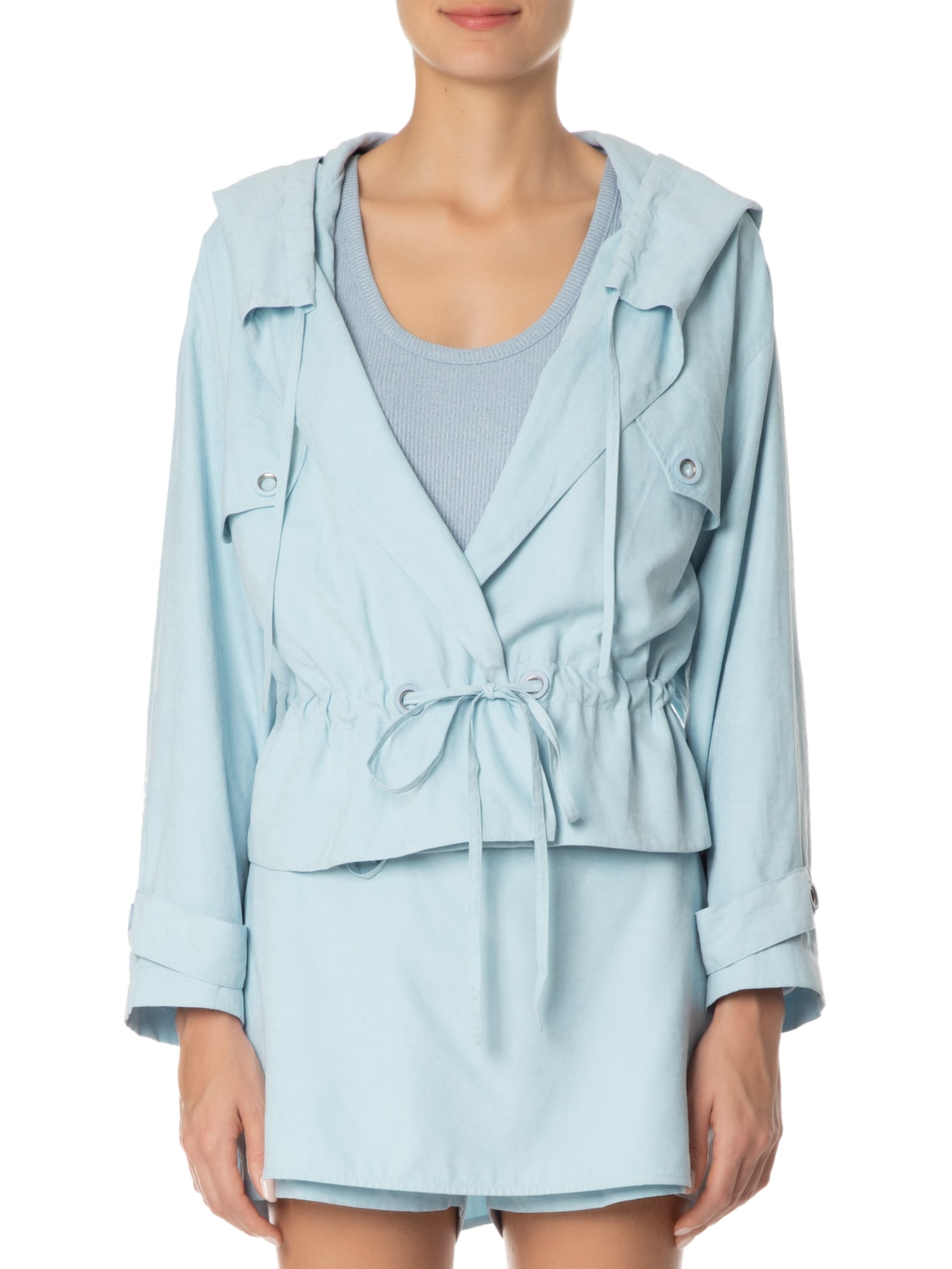 Jaqueta Feminina Sky Azul Mixed