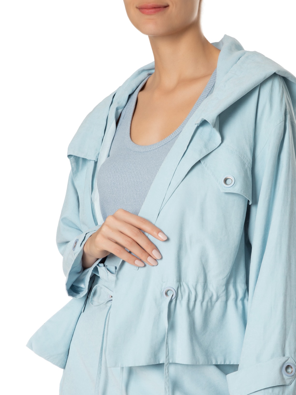 Jaqueta Feminina Sky Azul Mixed