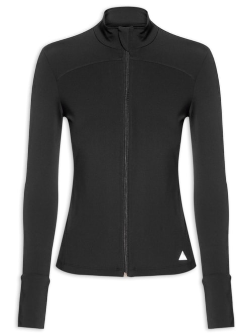 Jaqueta Feminina Slim Basic Perene Opção - Preto