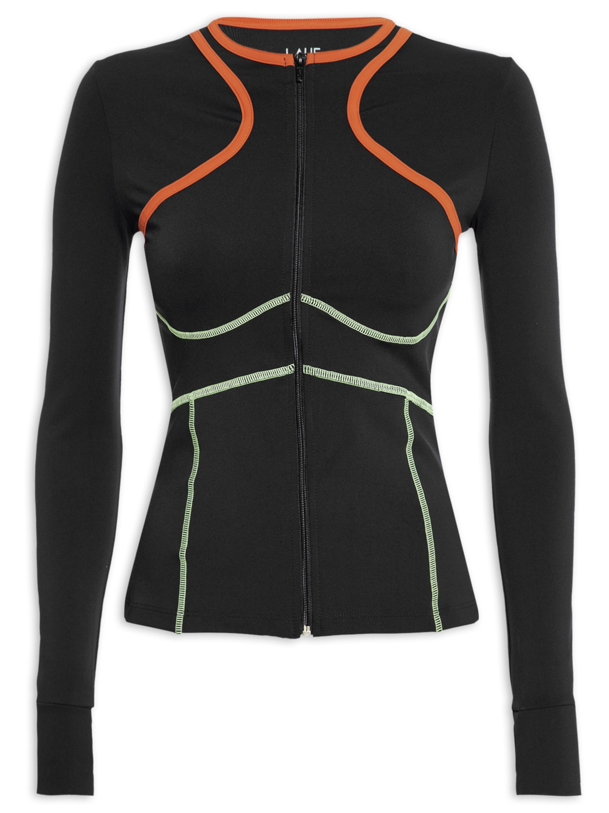 Jaqueta Feminina Slim Neon - Preto