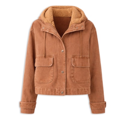 Jaqueta Feminina Soft Sarja I26 - Marrom