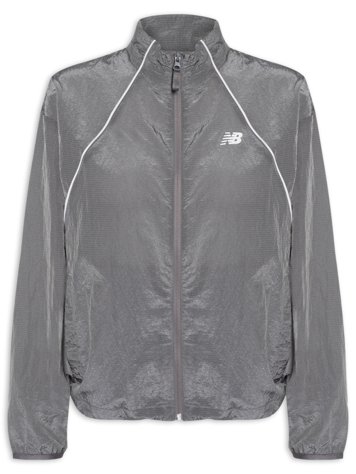 Jaqueta Feminina Sport Legacy Woven - Cinza