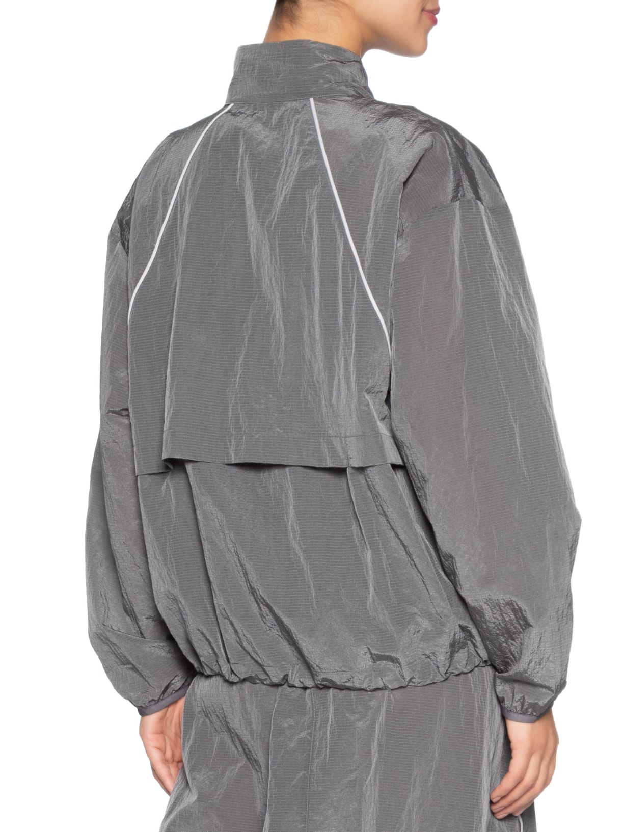 Jaqueta Feminina Sport Legacy Woven Cinza New Balance