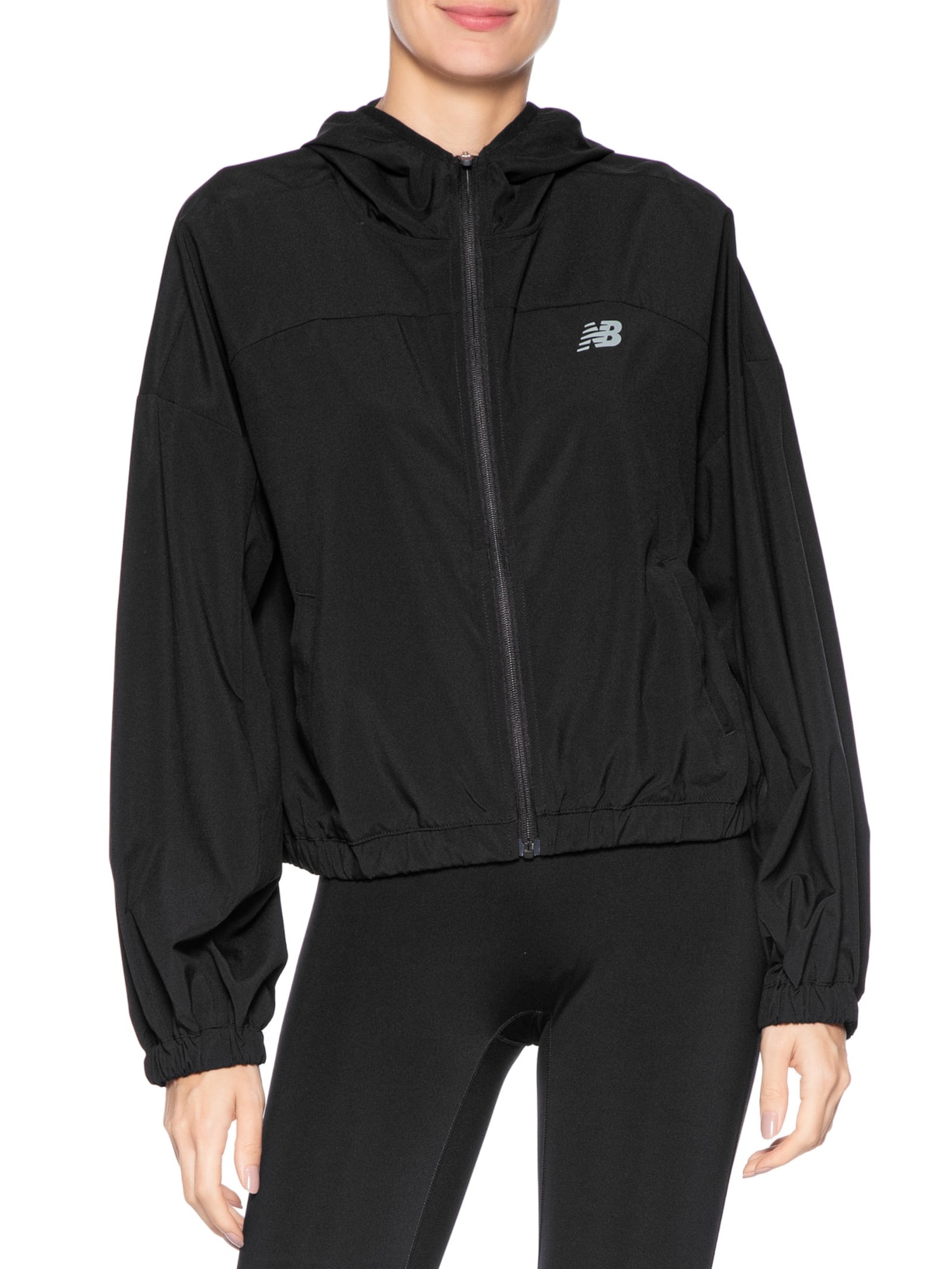 Jaqueta Feminina Sport Woven Preto New Balance