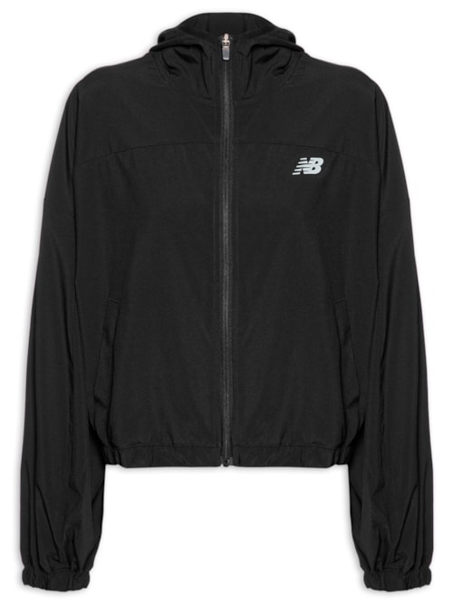 Jaqueta Feminina Sport Woven - Preto
