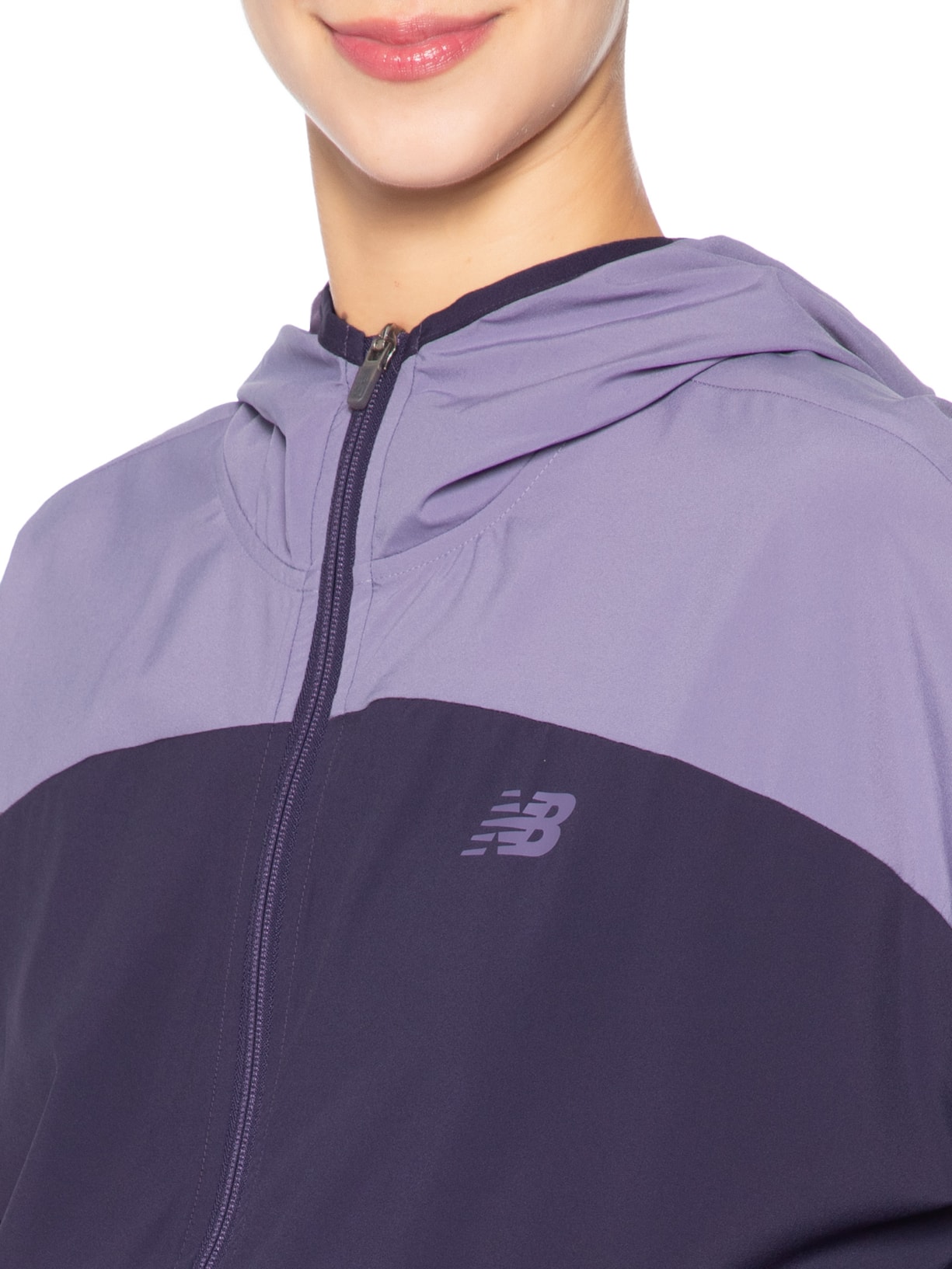 Jaqueta Feminina Sport Woven Roxo New Balance