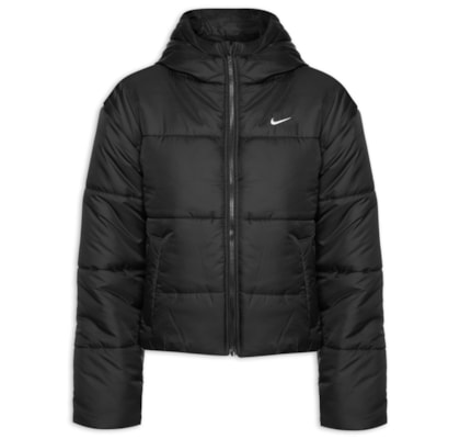Jaqueta Feminina Sportswear Puffer - Preto