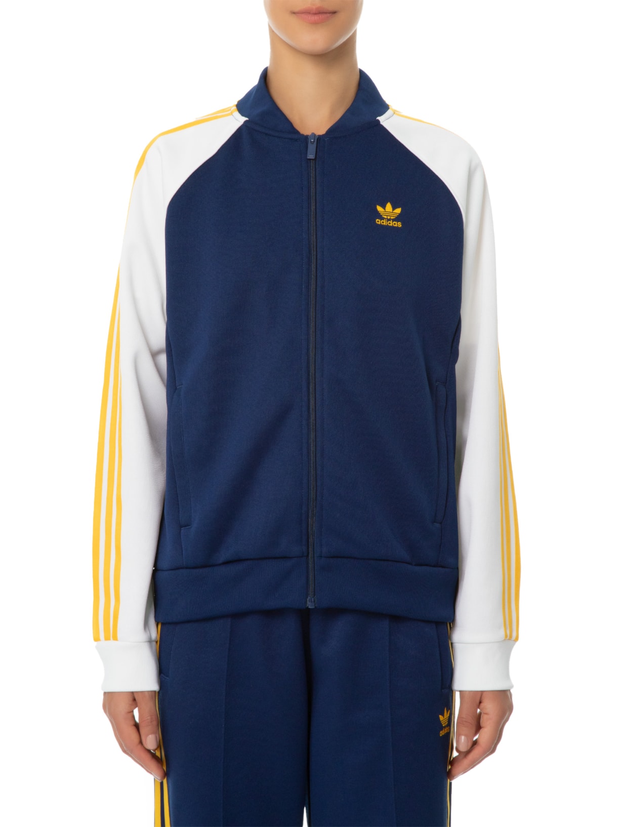 Jaqueta Feminina Sst Azul Adidas Originals