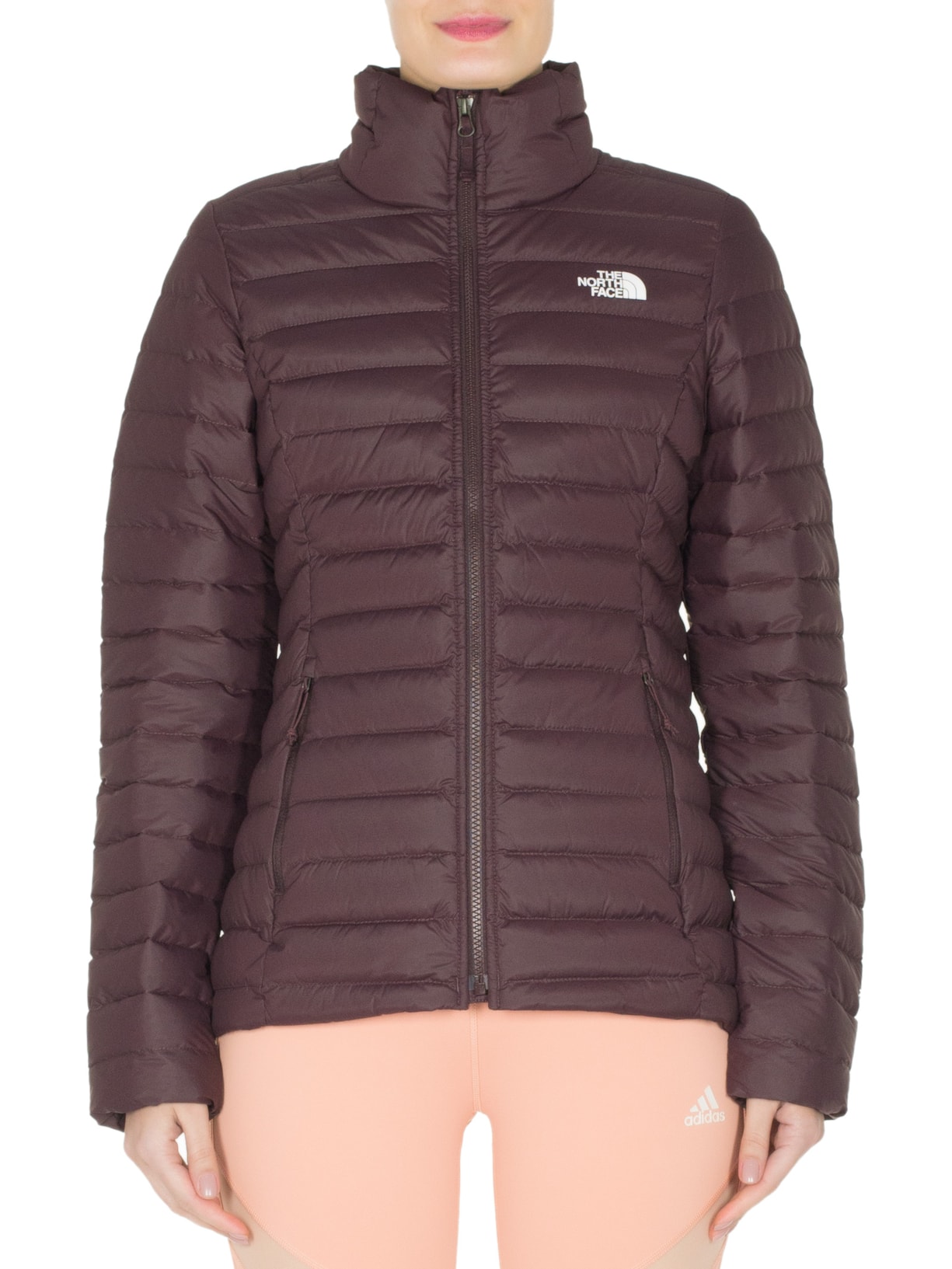 Jaqueta Feminina Stretch Down Marrom  The North Face