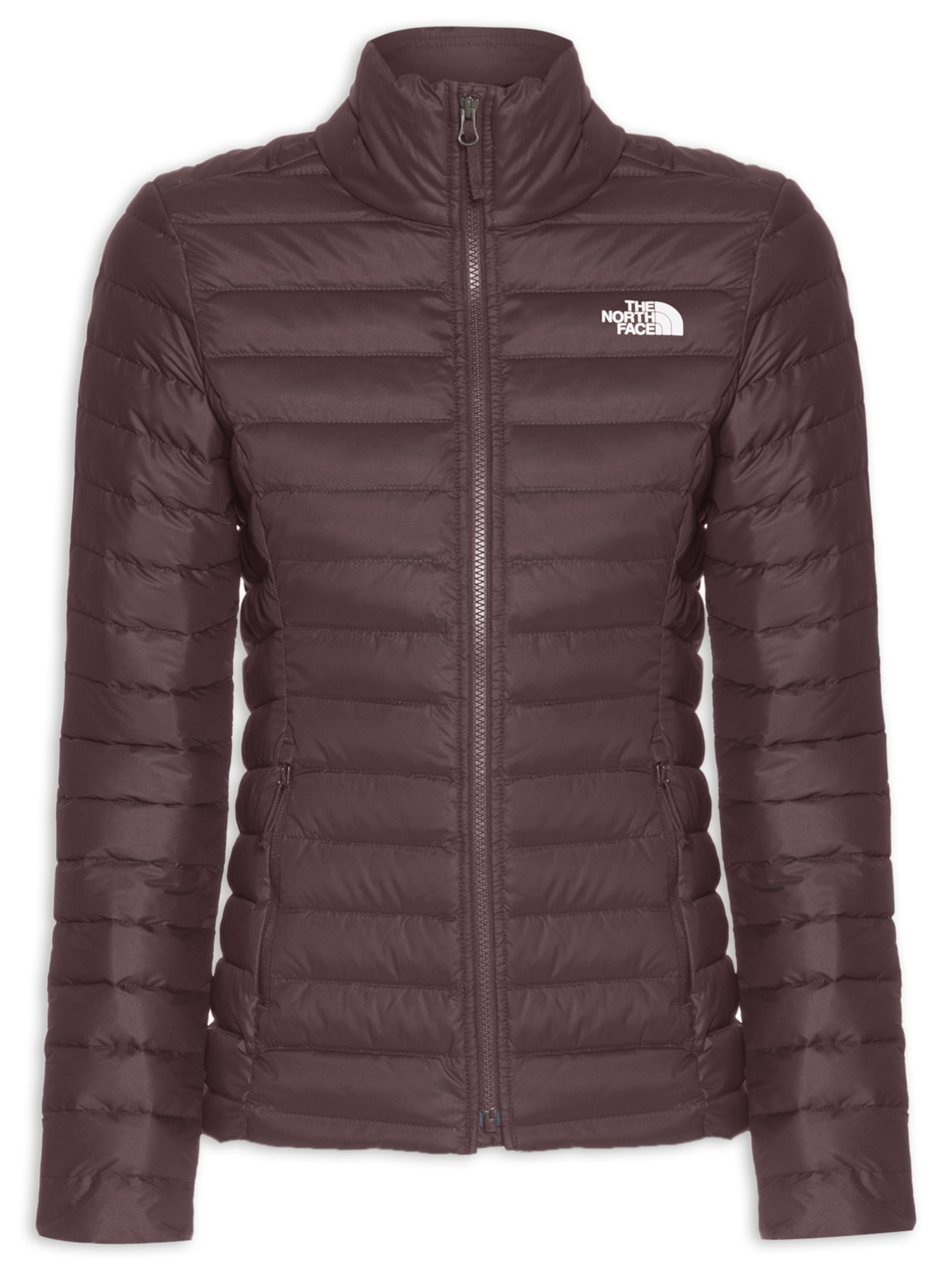 Jaqueta Feminina Stretch Down Marrom  The North Face