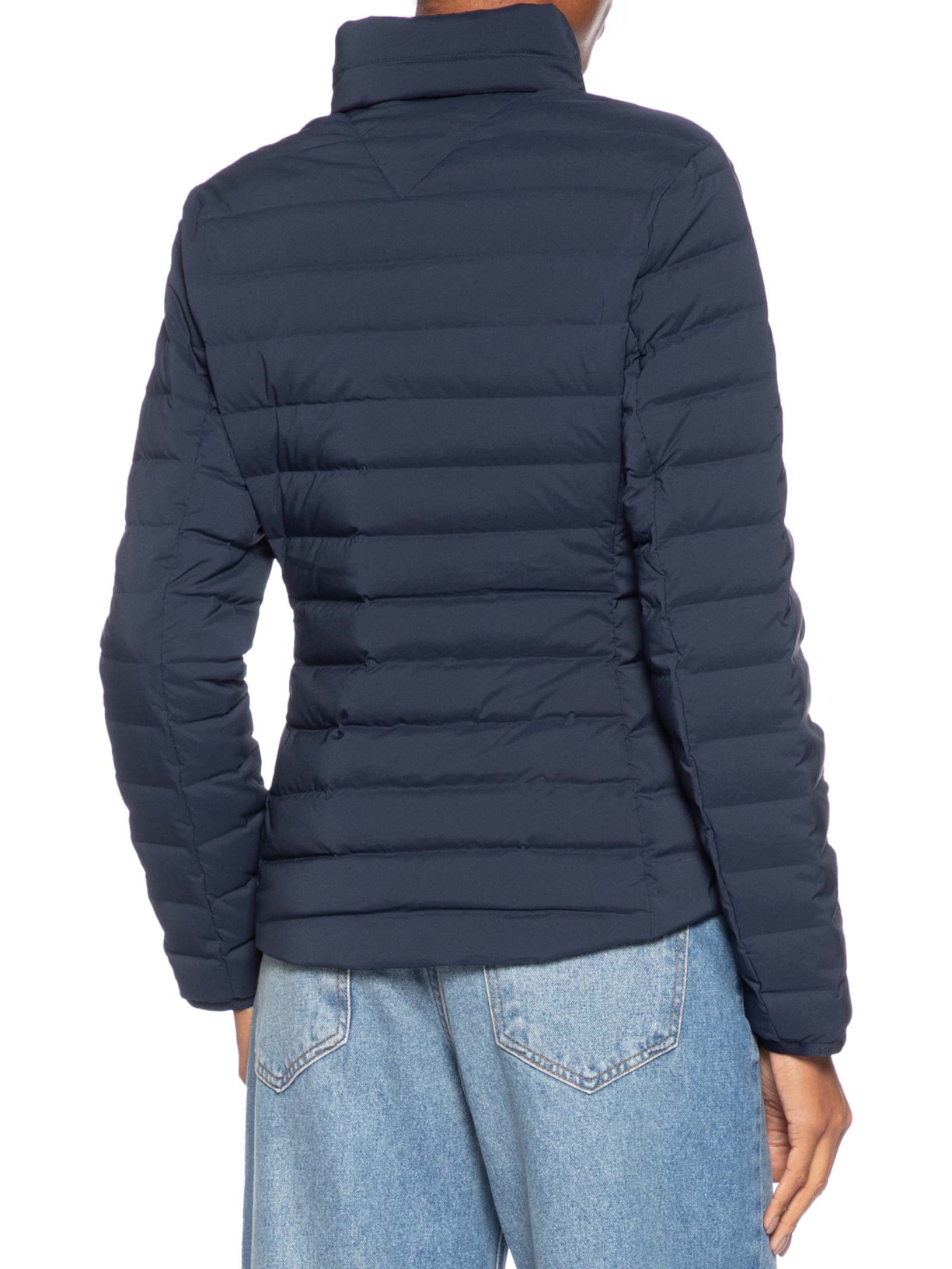 Jaqueta Feminina Stretch Nylon LW Down Azul Tommy Hilfiger