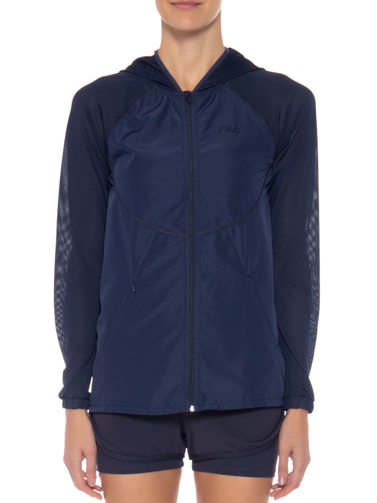 Jaqueta Feminina Studio Azul Fila