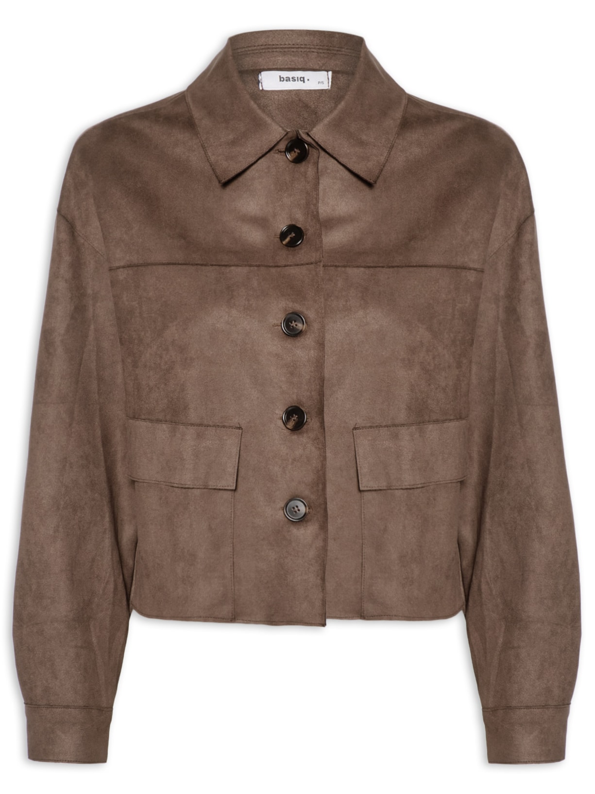 Jaqueta Feminina Suede - Marrom