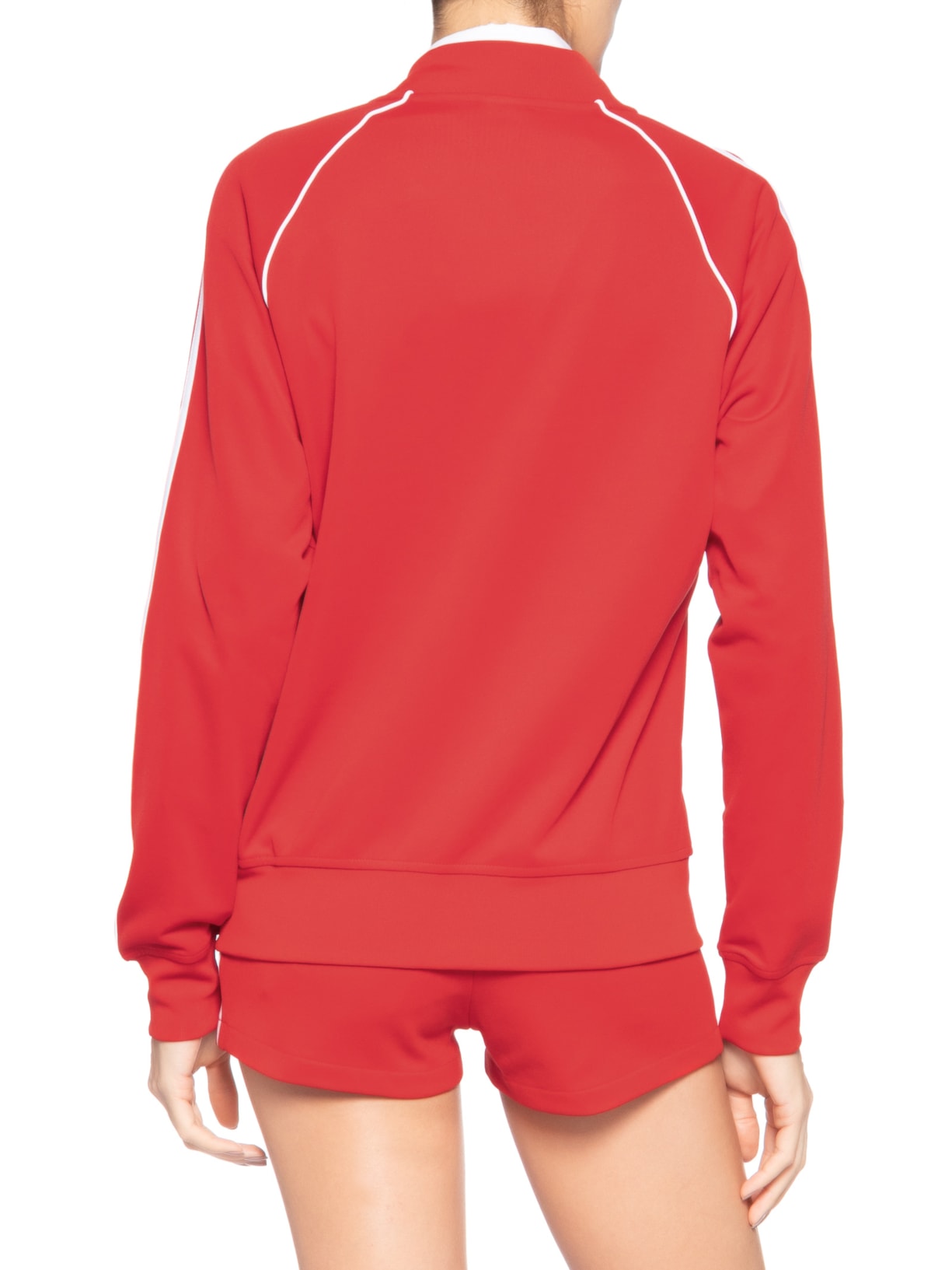 Jaqueta Feminina  Superstar Track Top Vermelho Adidas Originals