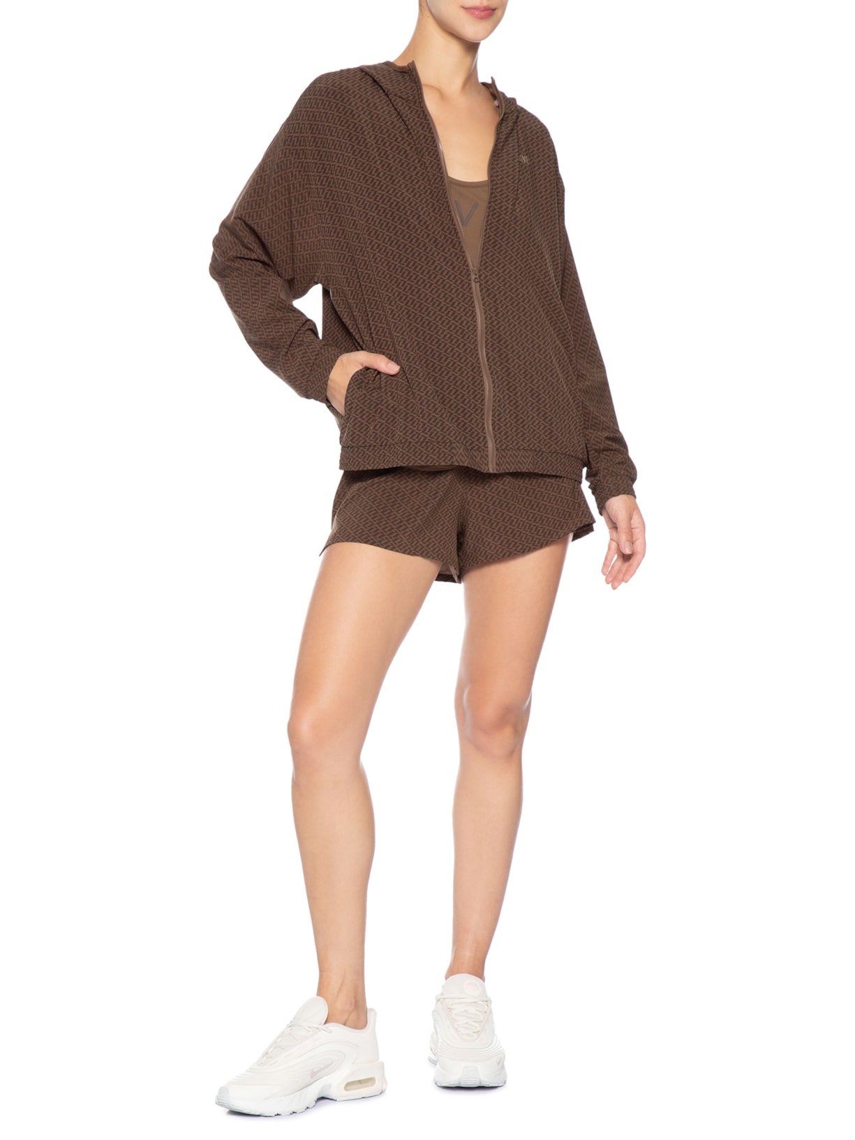Jaqueta Feminina Symbol Dryside Marrom Live!