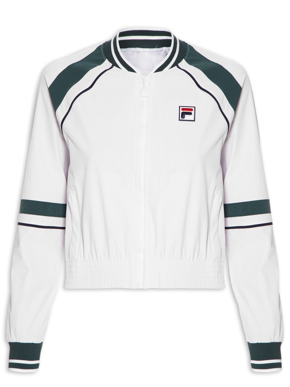 Jaqueta Feminina Tennis Club Branco Fila