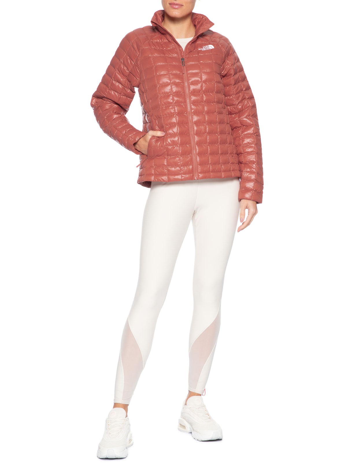 Jaqueta Feminina Thermoball Laranja The North Face