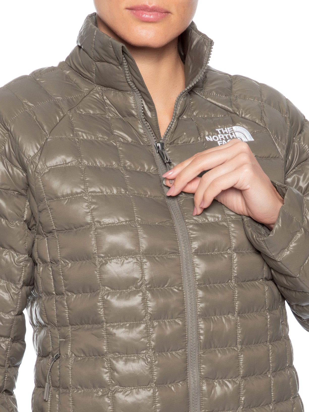 Jaqueta Feminina Thermoball Marrom The North Face