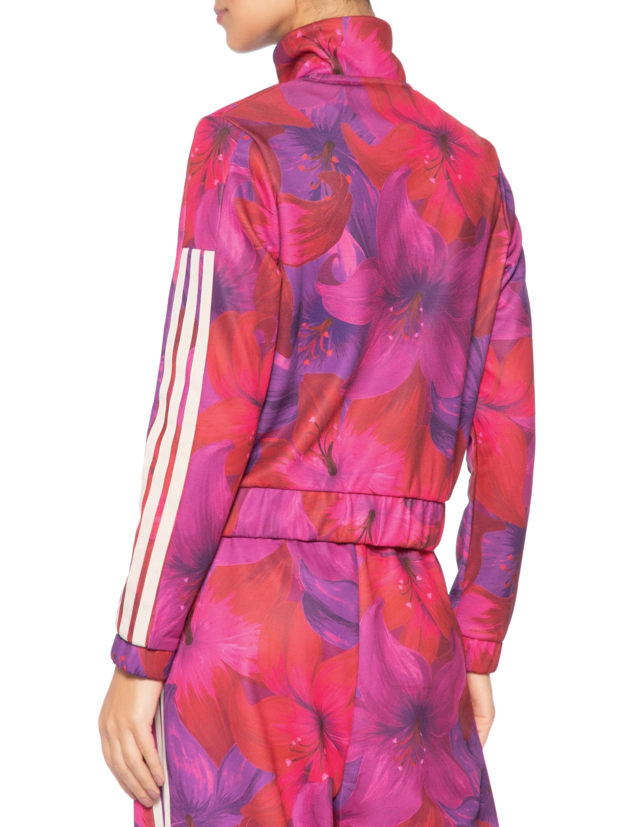 Jaqueta Feminina Tiro TT Rosa Adidas + Farm