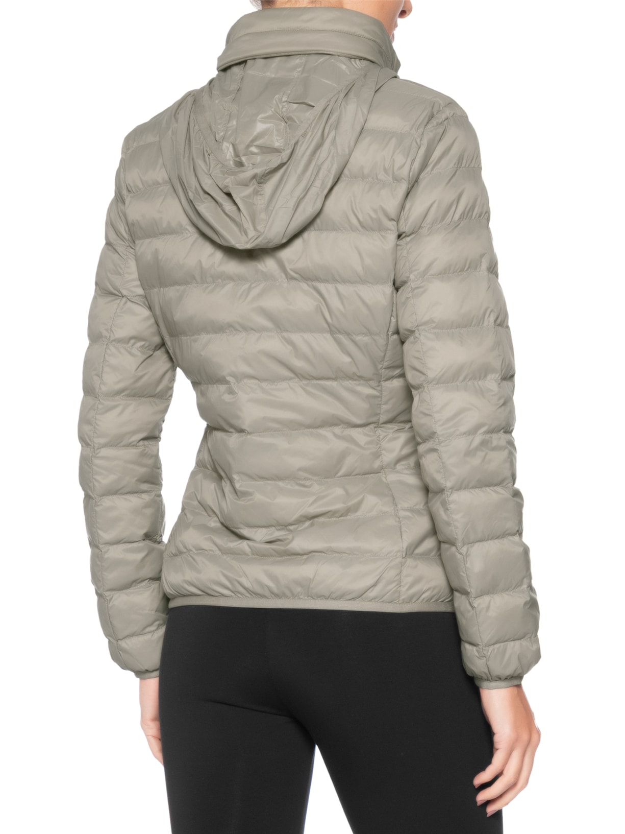 Jaqueta Feminina Train Core Eco Down Ultra Bege Ea7 Emporio Armani