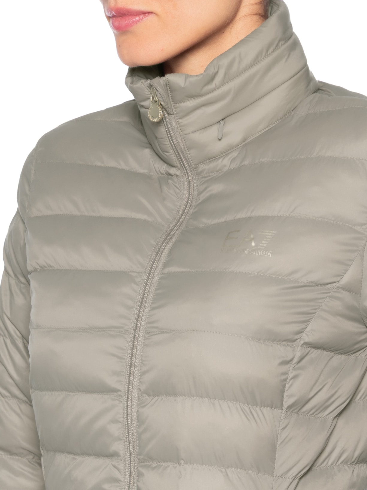 Jaqueta Feminina Train Core Eco Down Ultra Bege Ea7 Emporio Armani