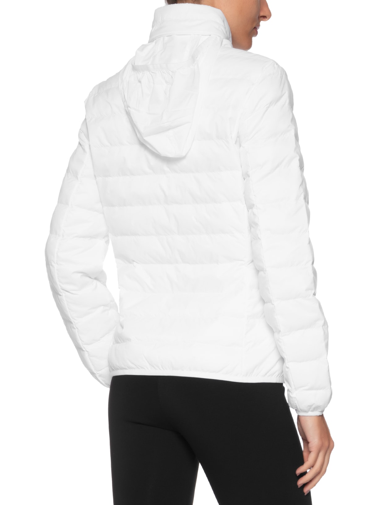Jaqueta Feminina Train Core Eco Down Ultra Branco Ea7 Emporio Armani