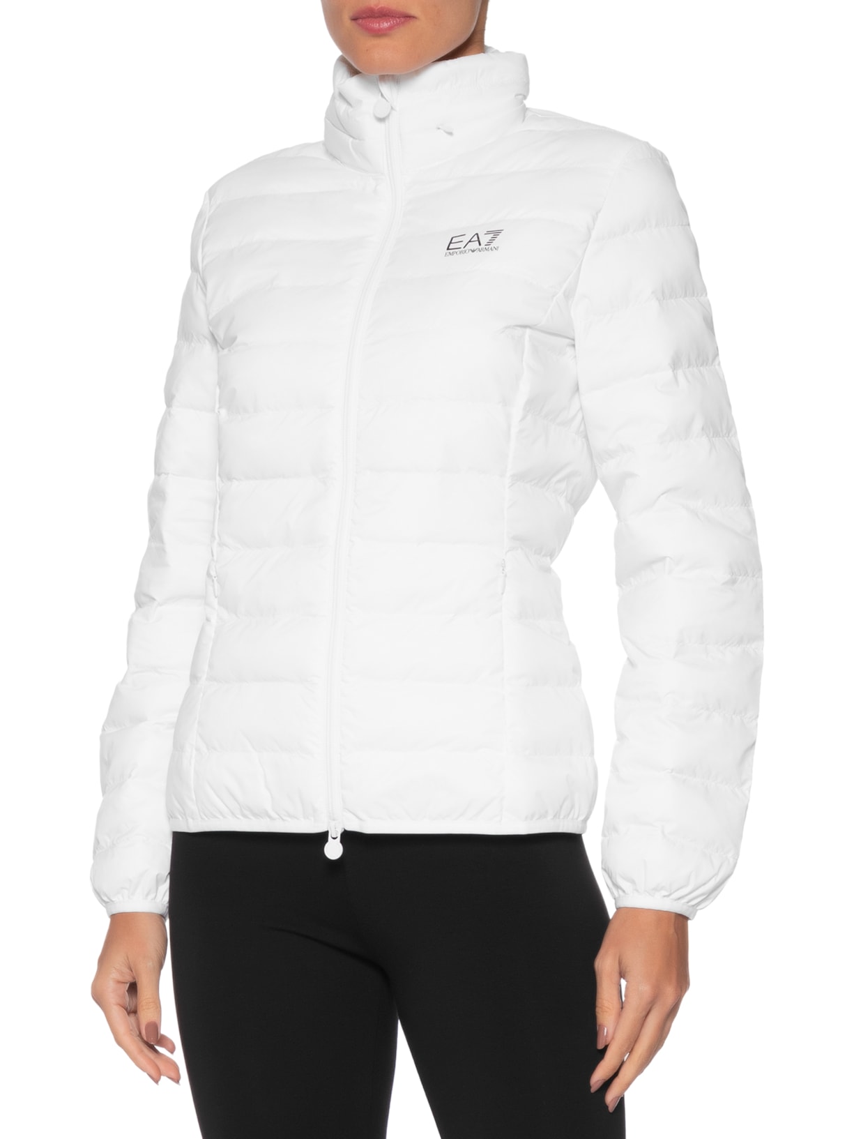 Jaqueta Feminina Train Core Eco Down Ultra Branco Ea7 Emporio Armani