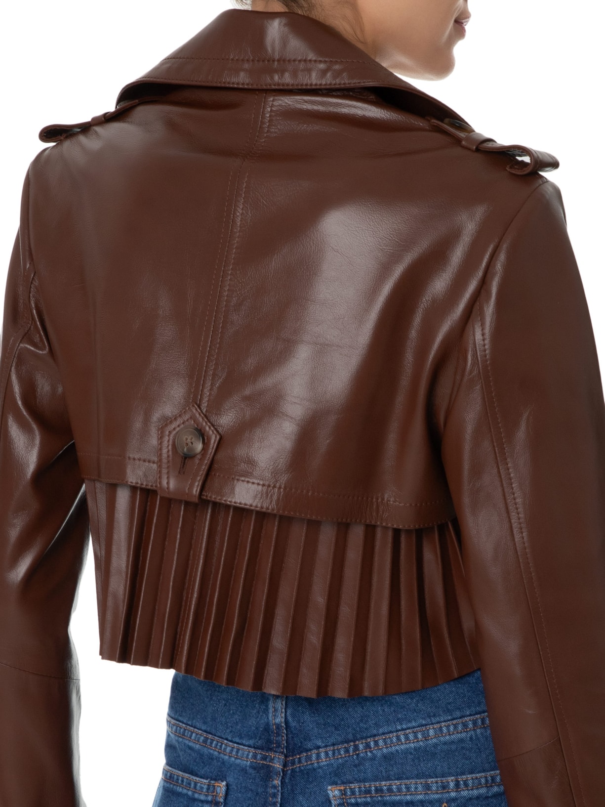 Jaqueta Feminina Trench Marrom Bo.bô