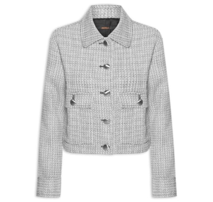 Jaqueta Feminina Tweed - Preto