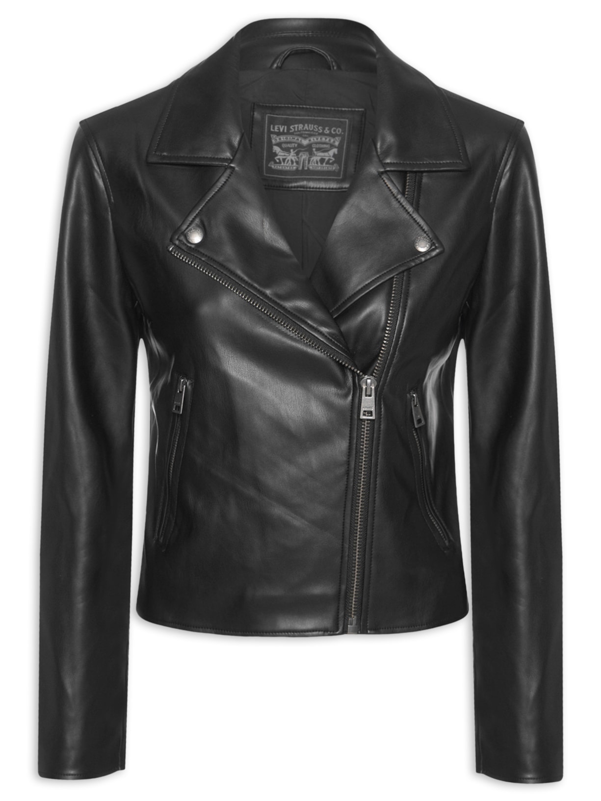 Jaqueta Feminina Upc Clean Moto - Preto