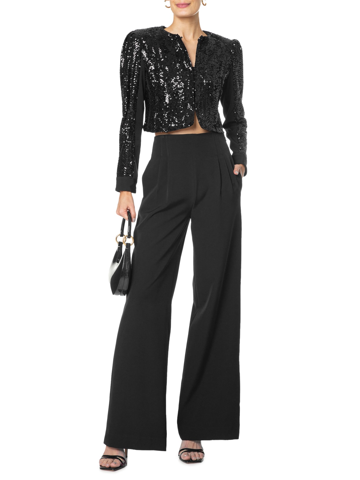 Jaqueta Feminina Valeria Preto Le Lis