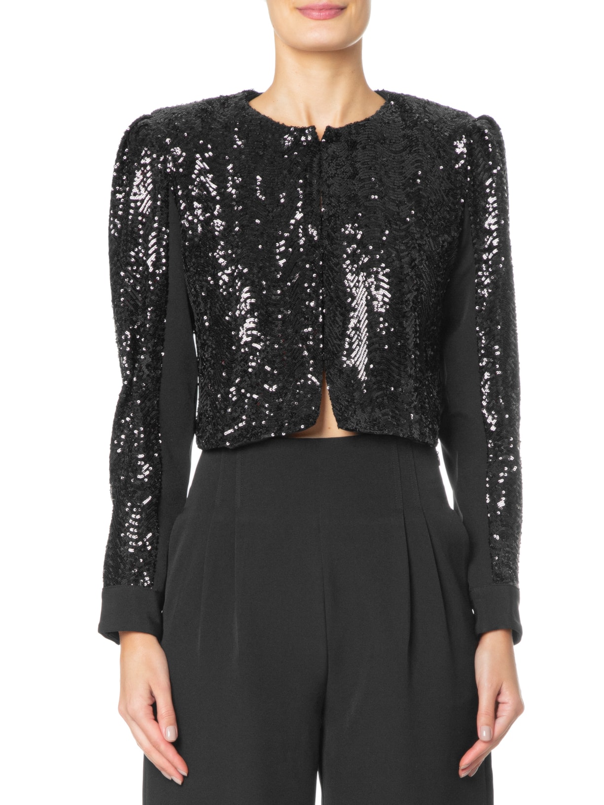 Jaqueta Feminina Valeria Preto Le Lis