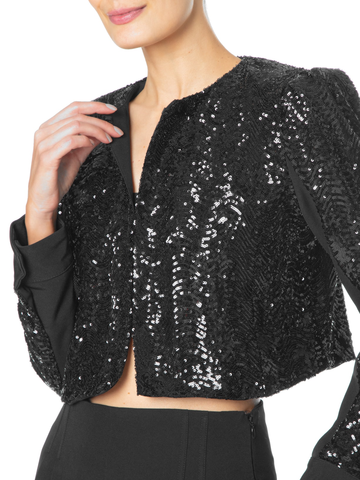 Jaqueta Feminina Valeria Preto Le Lis