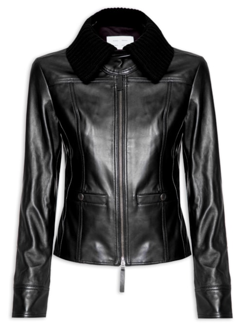 Jaqueta Feminina Vaughn In Leather - Preto