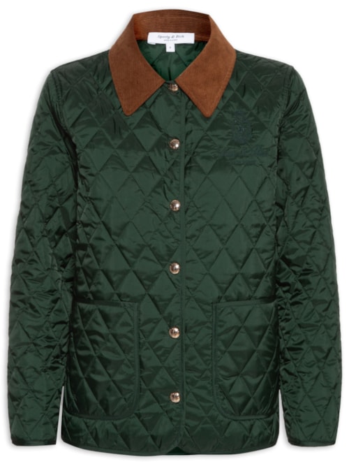 Jaqueta Feminina Vendome Nylon Quilted - Verde