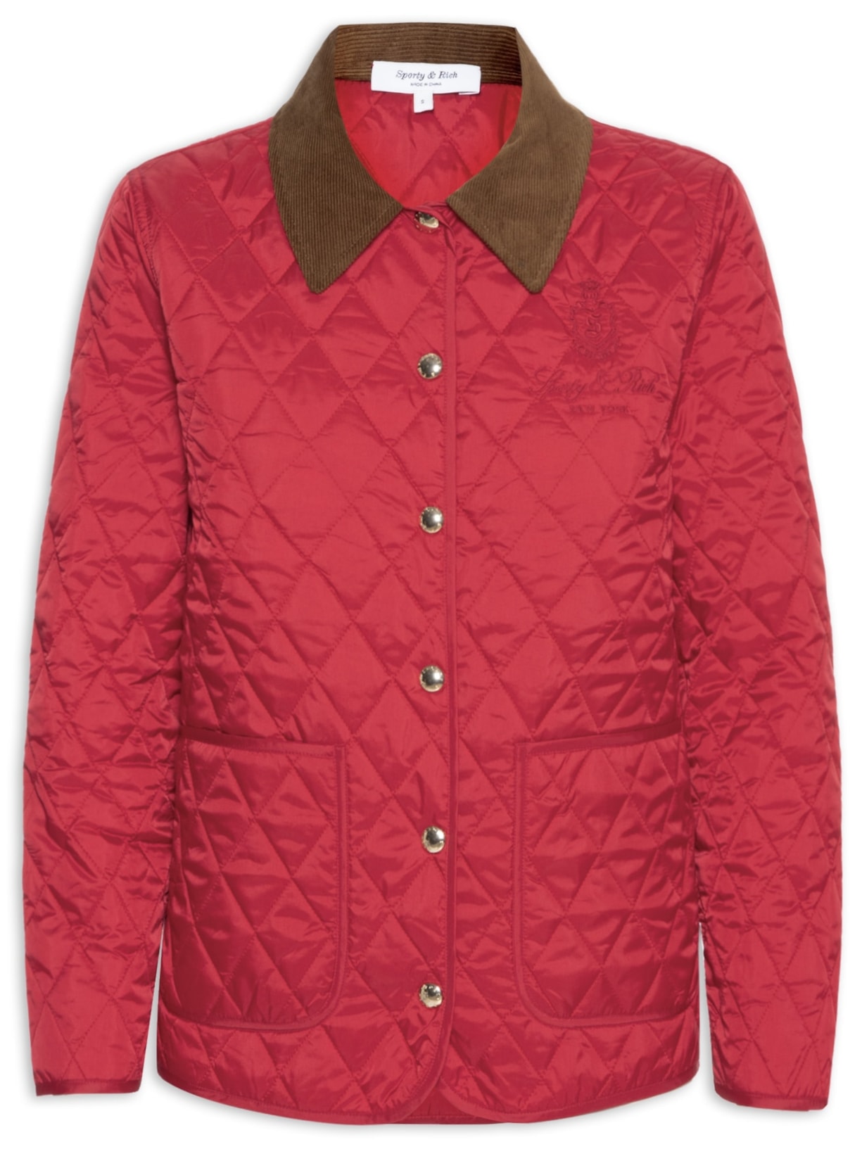Jaqueta Feminina Vendome Nylon Quilted - Vermelho