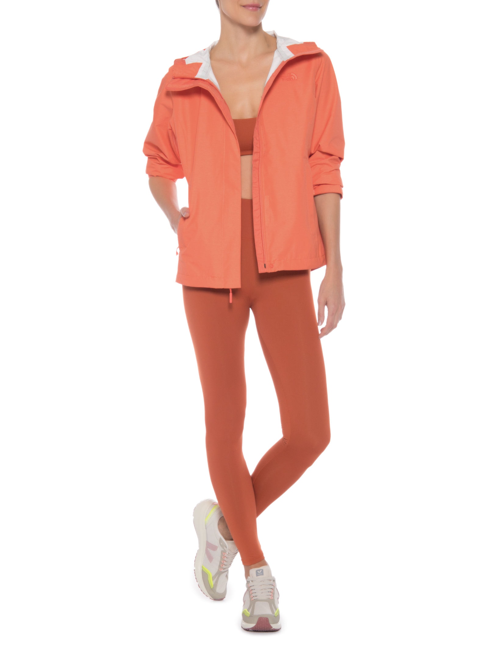 The North Face - Jaqueta Feminina Venture 2 - Laranja