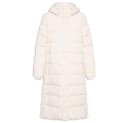 Jaqueta Feminina W Amaze Puff Long - Off White