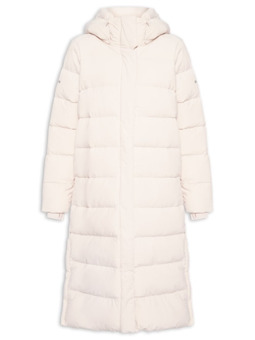 Jaqueta Feminina W Amaze Puff Long - Off White