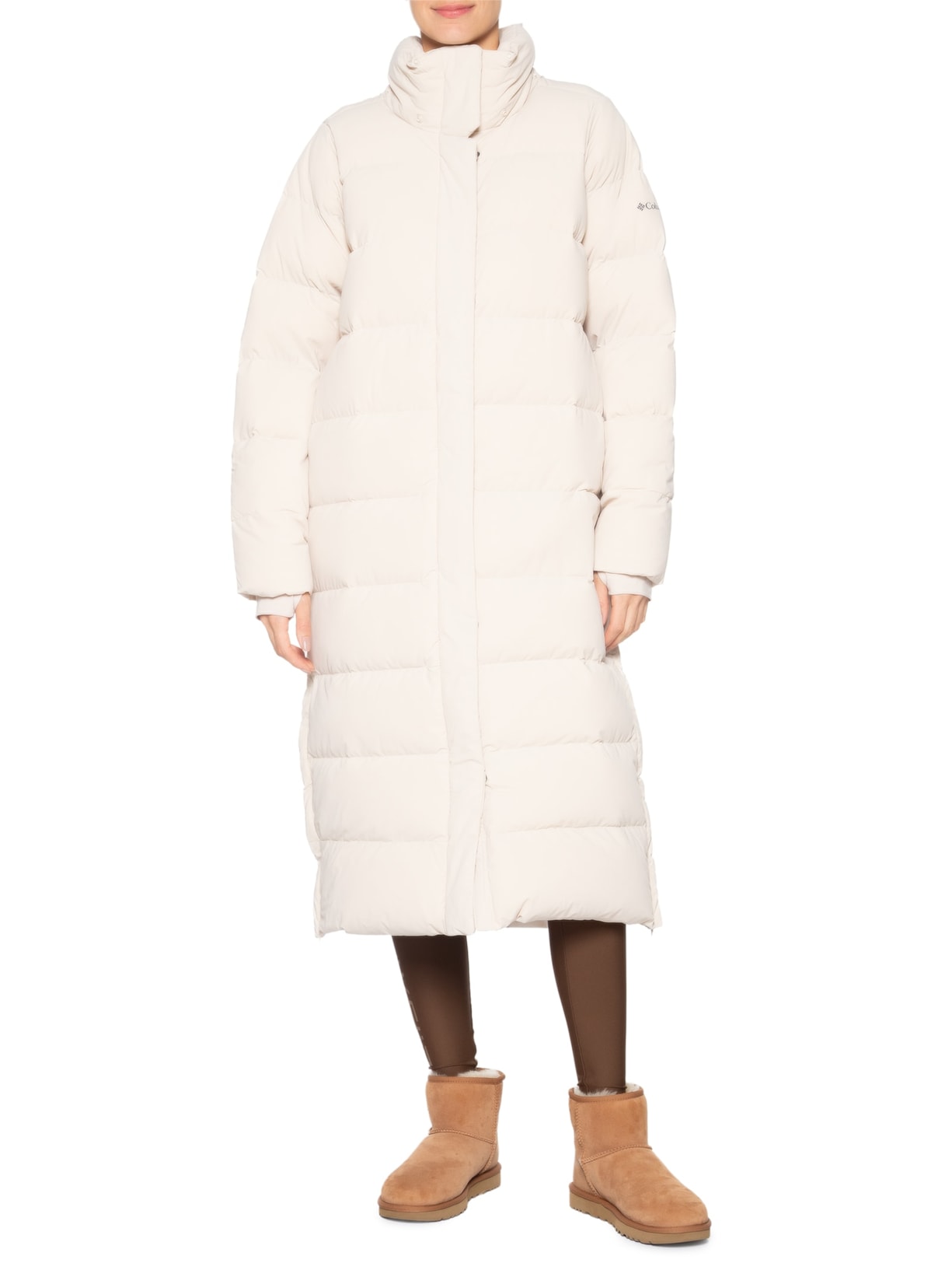 Jaqueta Feminina W Amaze Puff Long Off White Columbia