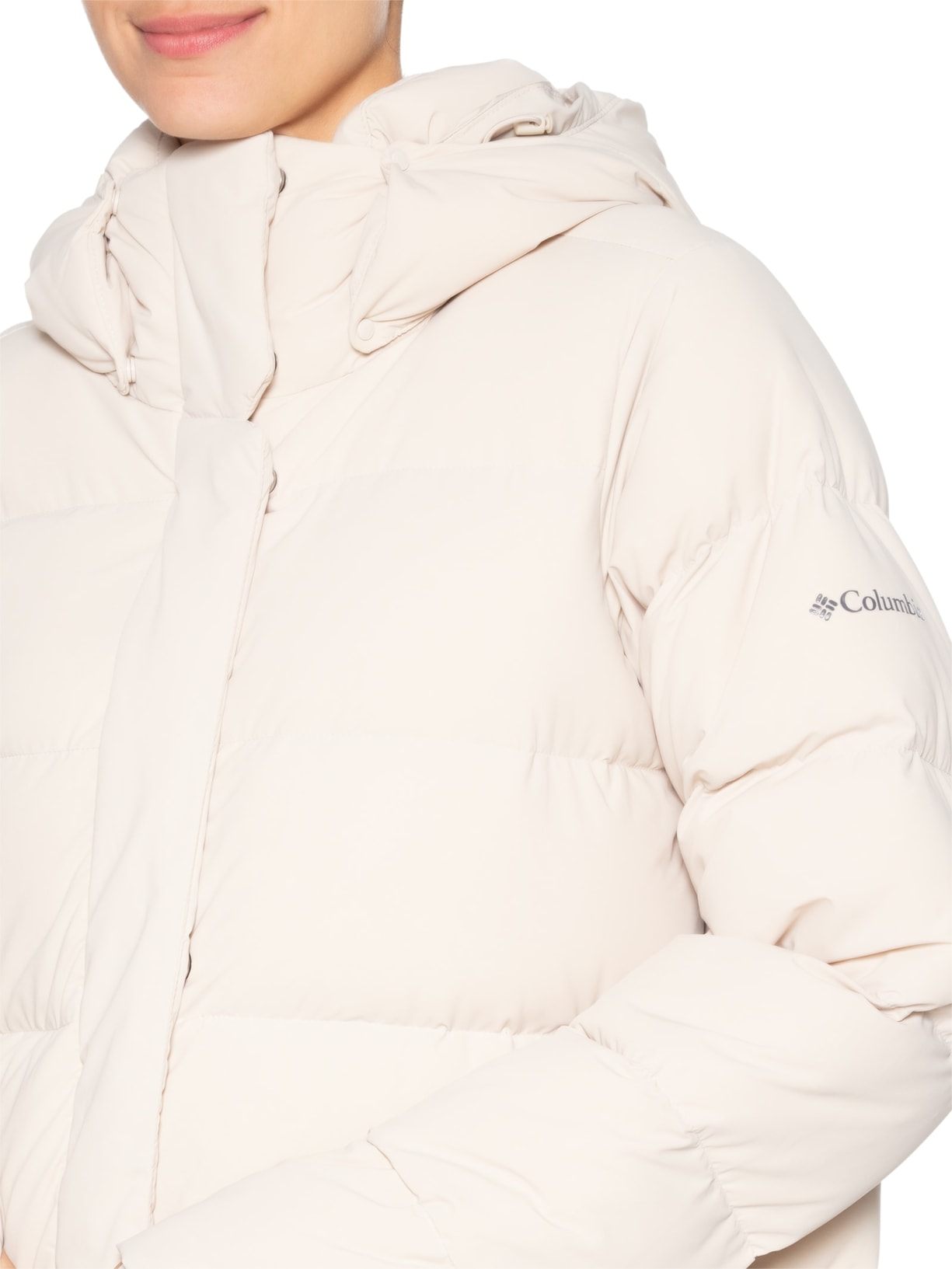 Jaqueta Feminina W Amaze Puff Long Off White Columbia