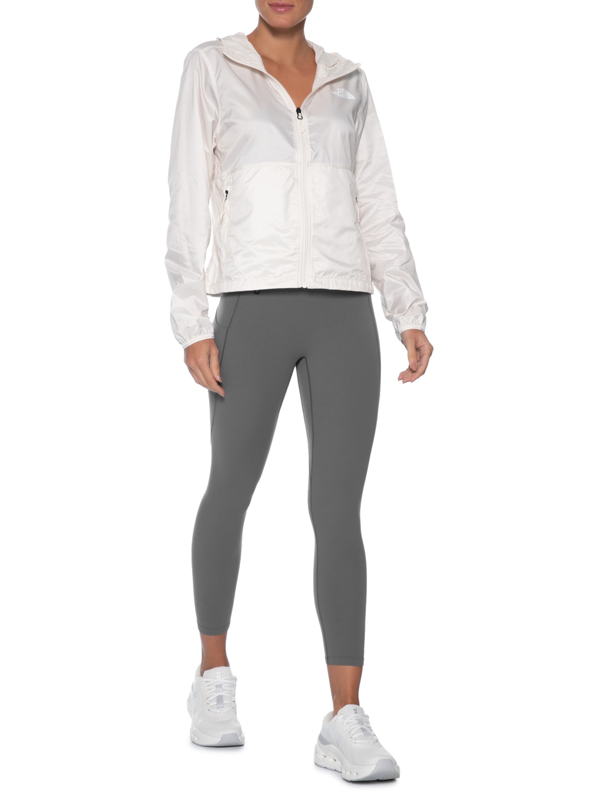 Jaqueta Feminina W Cyclone Wind Jacket Branco The North Face